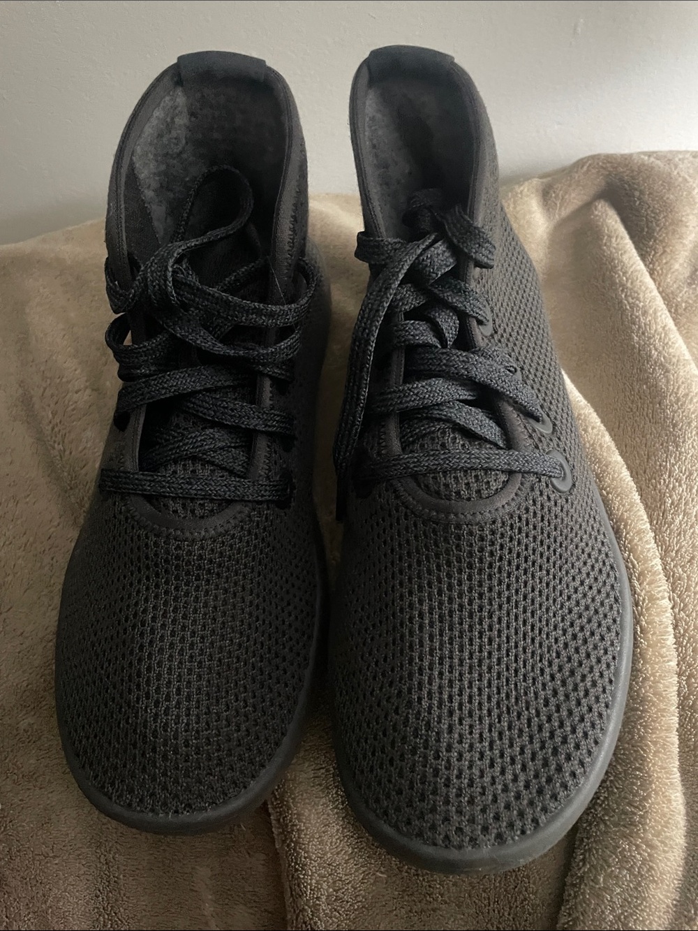 allbirds Black Mesh Lace-Up Sneakers
